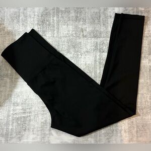 Women’s Athletic Black Leggings with Corset Waist Open/Close. Size Medium. $9.